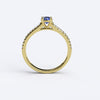 varitsa-jewellers - Solitaire Gold Engagement Ring with 0.5ct Sapphire- 01SG01S